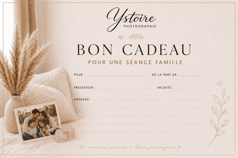 Bon cadeau exemple 1