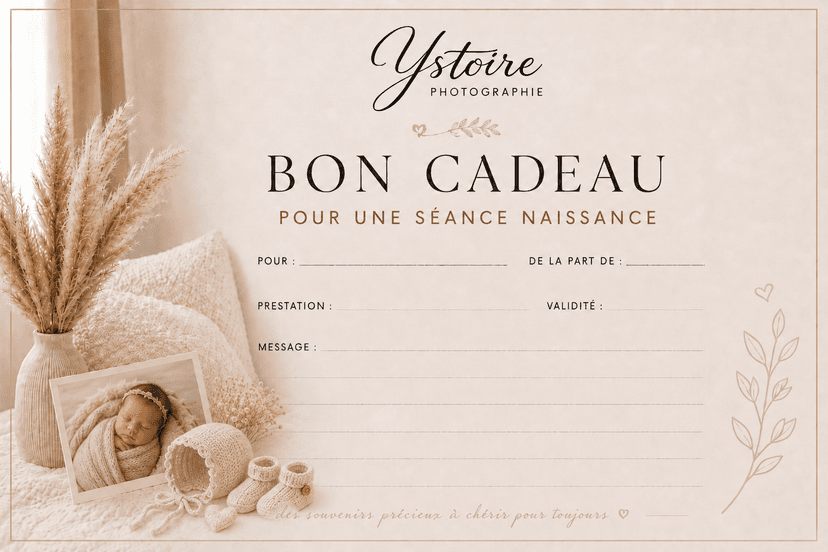 Bon cadeau exemple 2